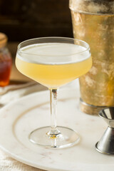 Boozy Bees Knees Gin Cocktail