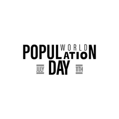 Design for World Population day Greeting-11 july