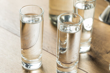 Strong Boozy Russian Vodka Shots