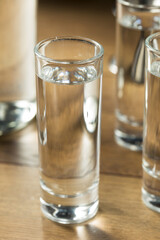 Strong Boozy Russian Vodka Shots