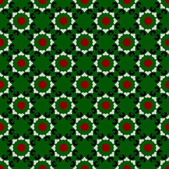 Floral modern seamless geometric pattern, great design