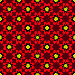 Seamless vector pattern. Background texture in geometric ornamental style