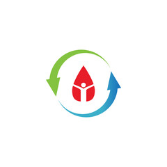 blood donations icon vectors illustrations template design