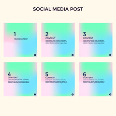 COLORFUL INSTAGRAM STORIES. SOCIAL MEDIA POST TEMPLATE SET GRADIENT LIQUID VECTOR DESIGN