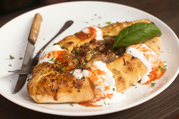 pizza bread Italian food specialty