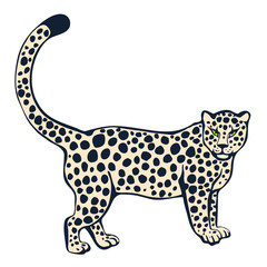 Vector background hand drawn doodle wild cats. Hand drawn ink illustration. Square print for textile, cloth, scrapbooking