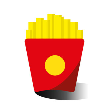 recommend clip art: Ilustración de paquete de papas fritas