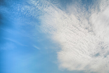 Blue Sky with Clouds, Background Material.