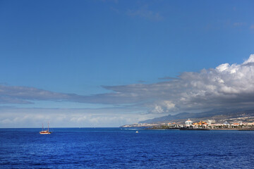 Atlantic coast in Tenerife, Spain, Europe