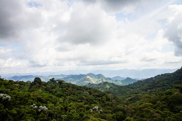 View from the peak of the national park
