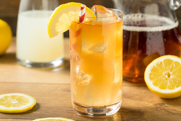 Refreshing Cold Lemonade and Iced Tea
