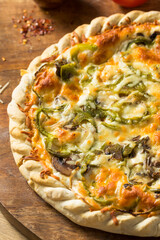 Homemade Vegeterian Supreme Pizza