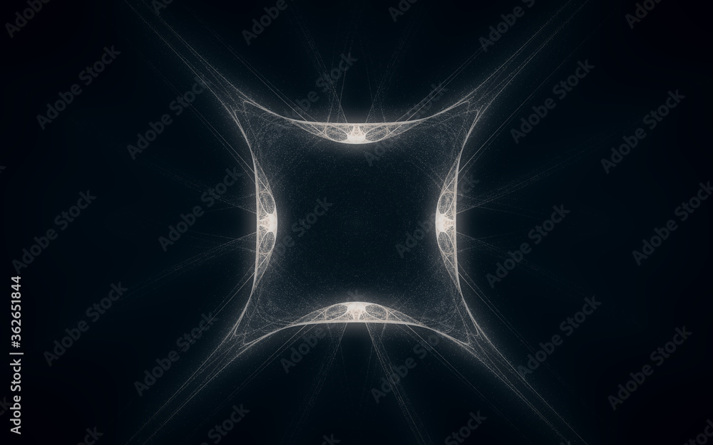 Fototapete digital generated image in the form of abstract geometric shapes of various shades and colors for us