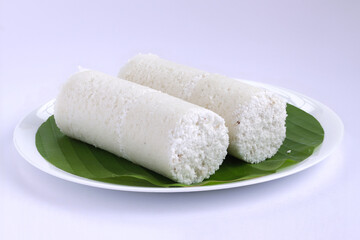Puttu_white plate_white BG