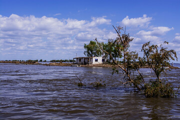 landscape with a boat