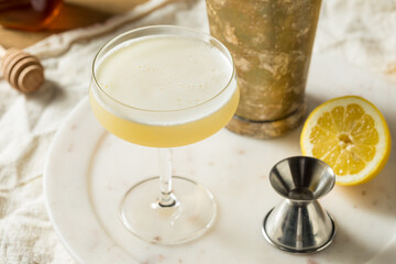 Boozy Bees Knees Gin Cocktail