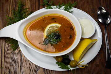 hot spicy shurpa with olives and olives