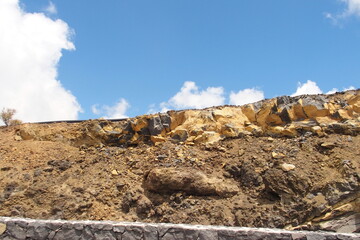 calm mountain landscape around Teide on the Spanish Canary Island Tenerife