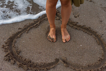valentines day on the beach