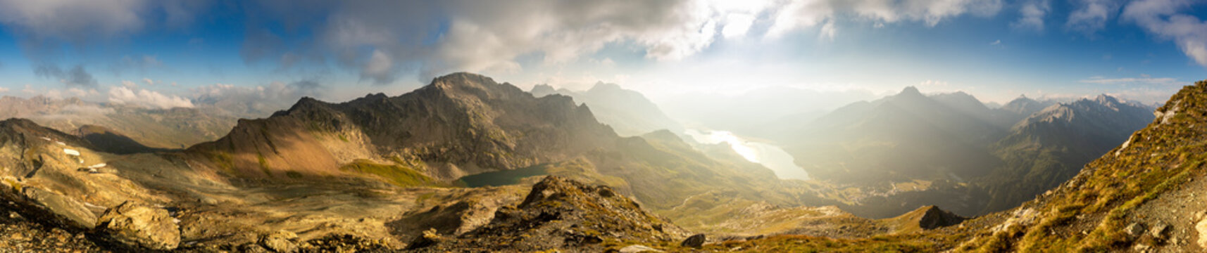 Panorama from Piz Lunghin