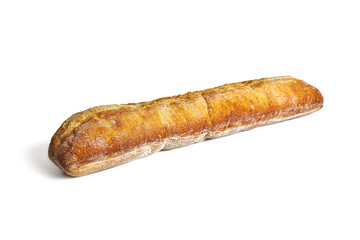 French baguette from the bakery, with a crispy Golden crust