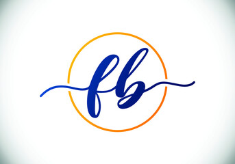 F B Initial Letter Logo design, Graphic Alphabet Symbol for Corporate Business Identity