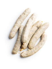 White sausage. Mini weisswurst.