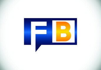 F B Initial Letter Logo design, Graphic Alphabet Symbol for Corporate Business Identity