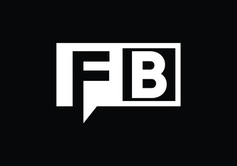 F B Initial Letter Logo design, Graphic Alphabet Symbol for Corporate Business Identity