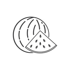 slice watermelon icon