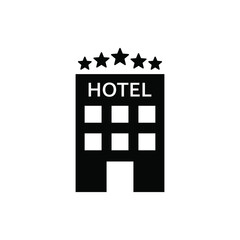 hotel icon vector