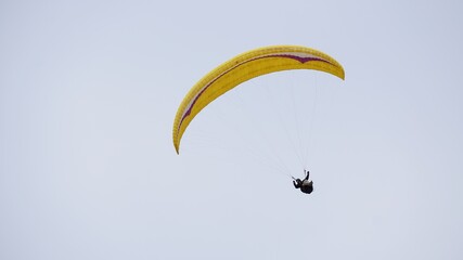 paraglider in the sky