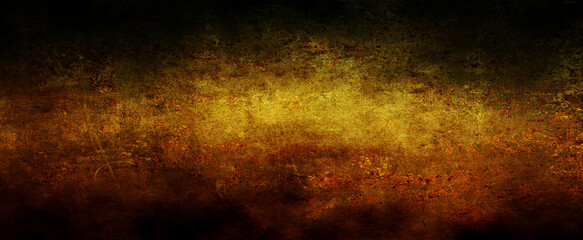 Brown peeling paint on the wall. Old concrete wall with cracked flaking paint. Weathered rough painted surface with patterns of cracks and peeling. High resolution texture for background and design.