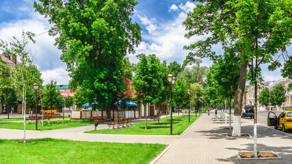 Suvorov Avenue in Izmail, Ukraine