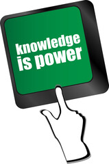 knowledge is power button on computer keyboard key