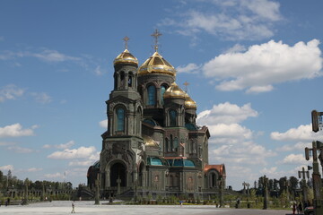 Main temple of the Russian Armed Forces in the Park Patriot in Kubinka, Moscow Region, Russia