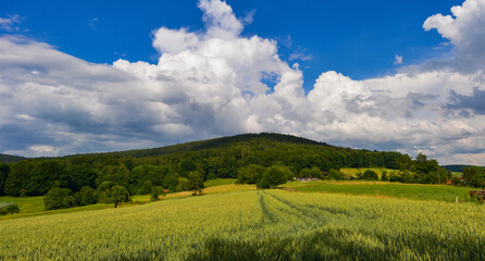 Obraz premium Westerngrund im unterfränkischen Landkreis Aschaffenburg