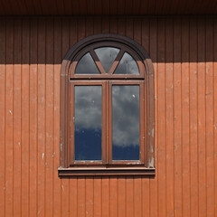 wybudowany w 1865 roku drewniany kosciol katolicki pod wezwaniem swietego wojciecha biskupa i meczennika w miejscowosci rydzewo wojewodztwo warminsko mazurskie w polsce