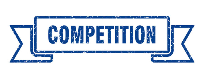 competition ribbon. competition grunge band sign. competition banner