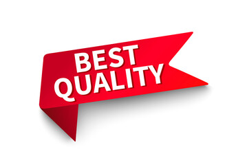 
Red vector banner. Flag advertisement with the word 