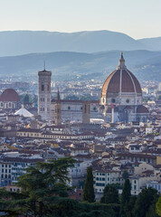 The beautiful Cathedral of Santa Maria del Fiore, Florence, Italy