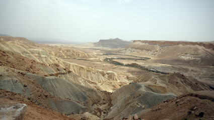 Fototapeta na wymiar view of the desert in israel