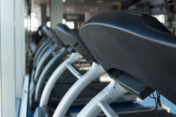 Modern Gym Interior With Equipment