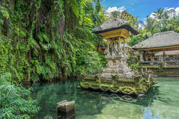 Gunung Kawi temple Sebatu (Pura Gunung Kawi Sebatu), Beautiful Holy spring water temple in Sebatu village, Tegallalang, Bali, Indonesia
