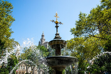 fountain in the park