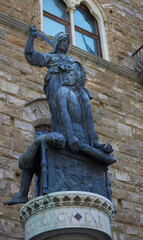 Giuditta statue in Piazza della Signoria in Florence