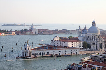 Grand Canal in Venice featuring buildings and boats
