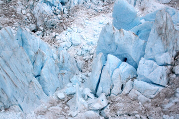The Franz Joseph Glacier on the South Island of New Zealand