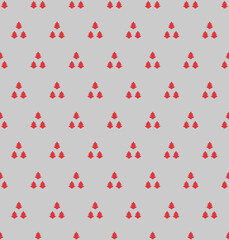 Tree in triangle pattern seamless repeat background