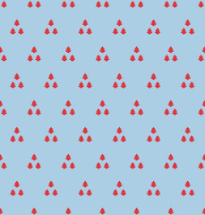 Tree in triangle pattern seamless repeat background